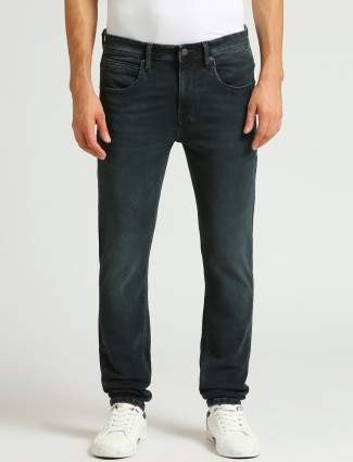 PEPE JEANS dark grey washed casual jeans