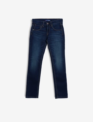 PEPE JEANS dark navy washed casual jeans