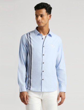 PEPE JEANS sky blue casual shirt