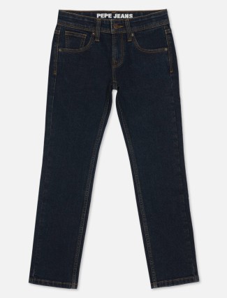 Pepe Jeans solid navy jeans