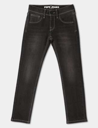 Pepe Jeans washed black jeans