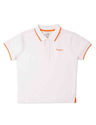 Pepe Jeans white casual polo t shirt
