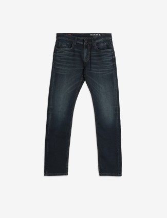 ROOKIES washed navy lennon fit jeans