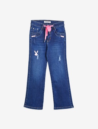 Silver Cross washed navy jeans