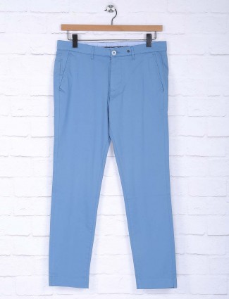 Sixth Element cotton fabric sky blue trouser