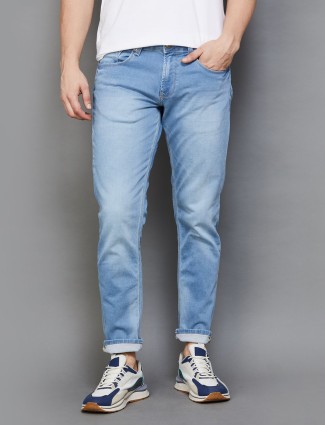 Spykar light blue super skinny jeans
