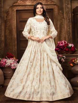 Buy Collar Neck Anarkali Suits Online | Andaazfashion.com