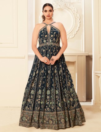 Miraan Creation S-XL Ladies Stylish Party Wear Gown at Rs 1350 in Surat-atpcosmetics.com.vn