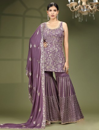 Buy Sharara Dresses and Sharara Suits Online in the USA