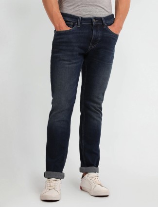 U S POLO ASSN blue brandon slim tapered fit jeans