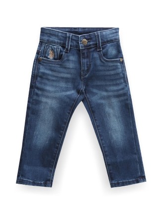 U S POLO ASSN latest dark blue washed jeans