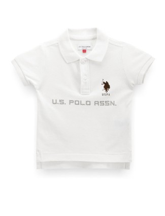 U S POLO ASSN plain white casual t-shirt