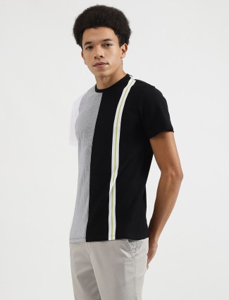 UCB black stripe half sleeve t-shirt