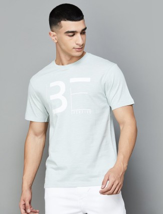 UCB light grey printed casual t-shirt