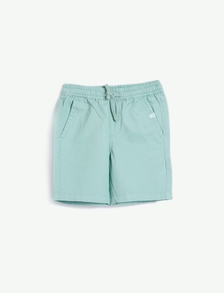UCB mint green cotton shorts