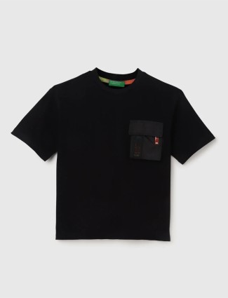 UCB plain cotton black t-shirt