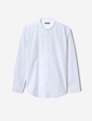 UCB plain white cotton shirt