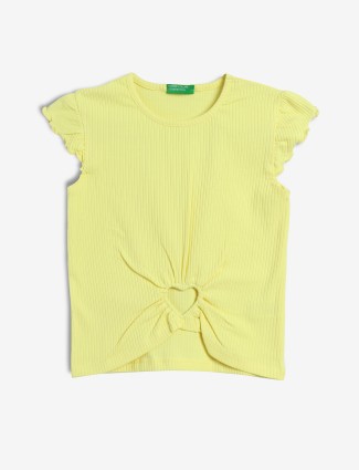 UCB yellow cotton casual top