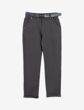 UTEX dark grey solid jeans
