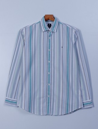 Van Heusen multi color stripe cotton shirt