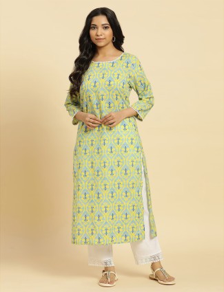Women's Pure Cotton Short Kurti. Fashion Tip: Try wearing with a pair of  your favorite Jeans, Jeggings, Pants & Trousers.