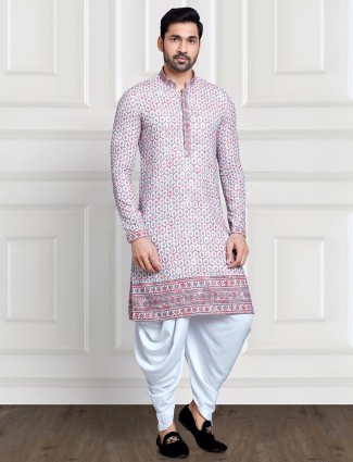 Pathani suit sales white colour