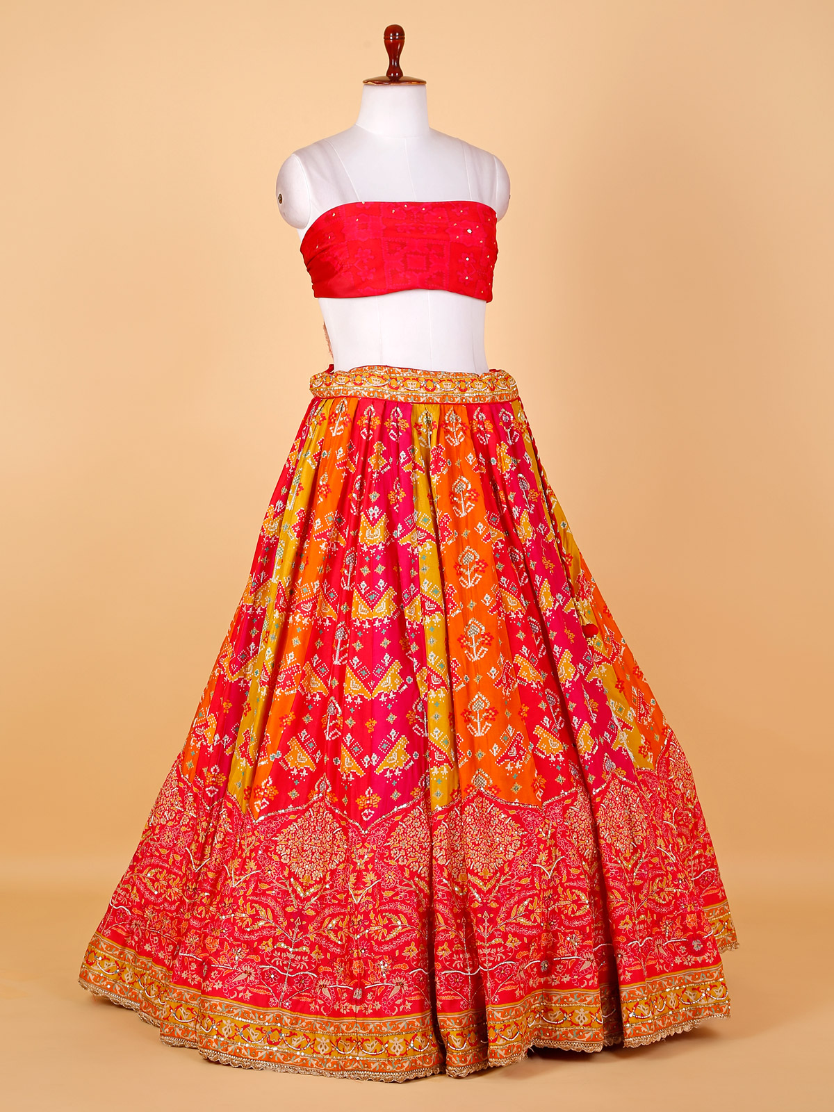 BALAJI EMPORIUM PRESENTS EXCLUSIVE COTTON PRINTED LEHENGA CHOLI READYMADE  COLLECTION AT WHOLESALE RATES 427W