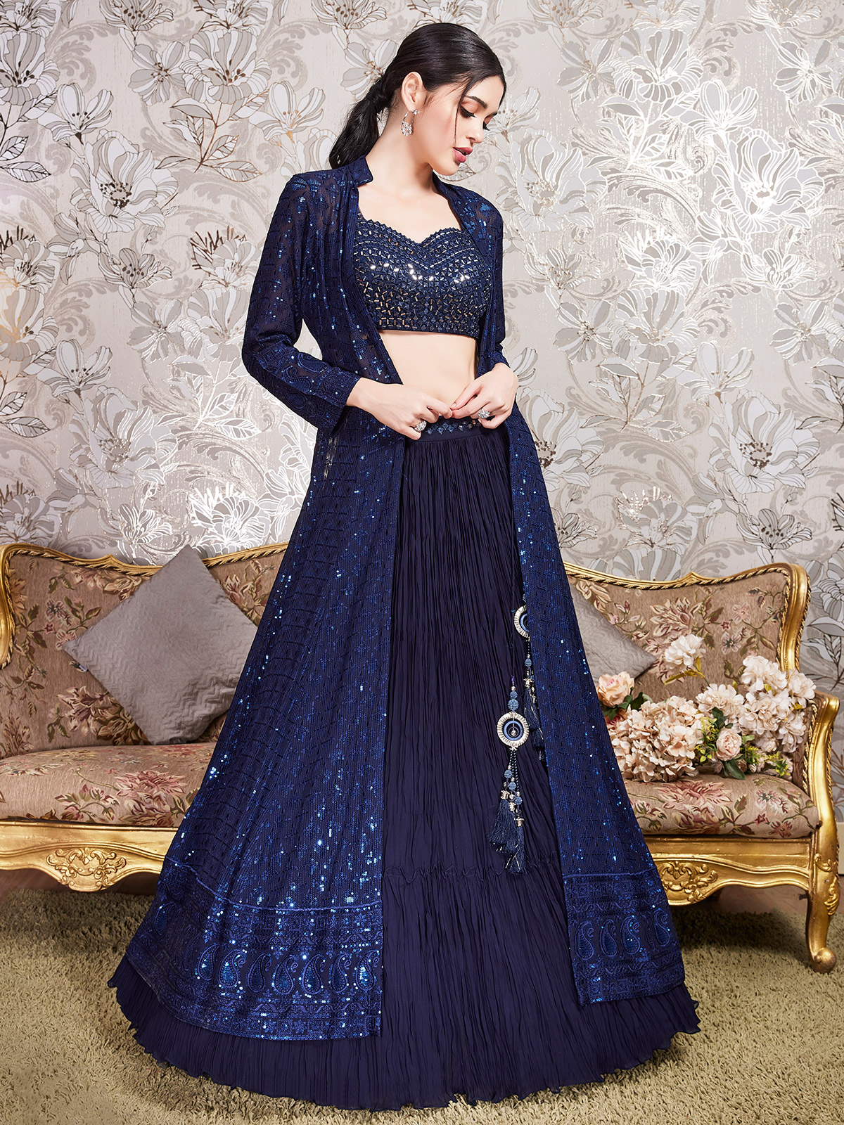 $193 - $258 - Bridal Lehenga Choli and Bridal Chaniya Choli Online Shopping