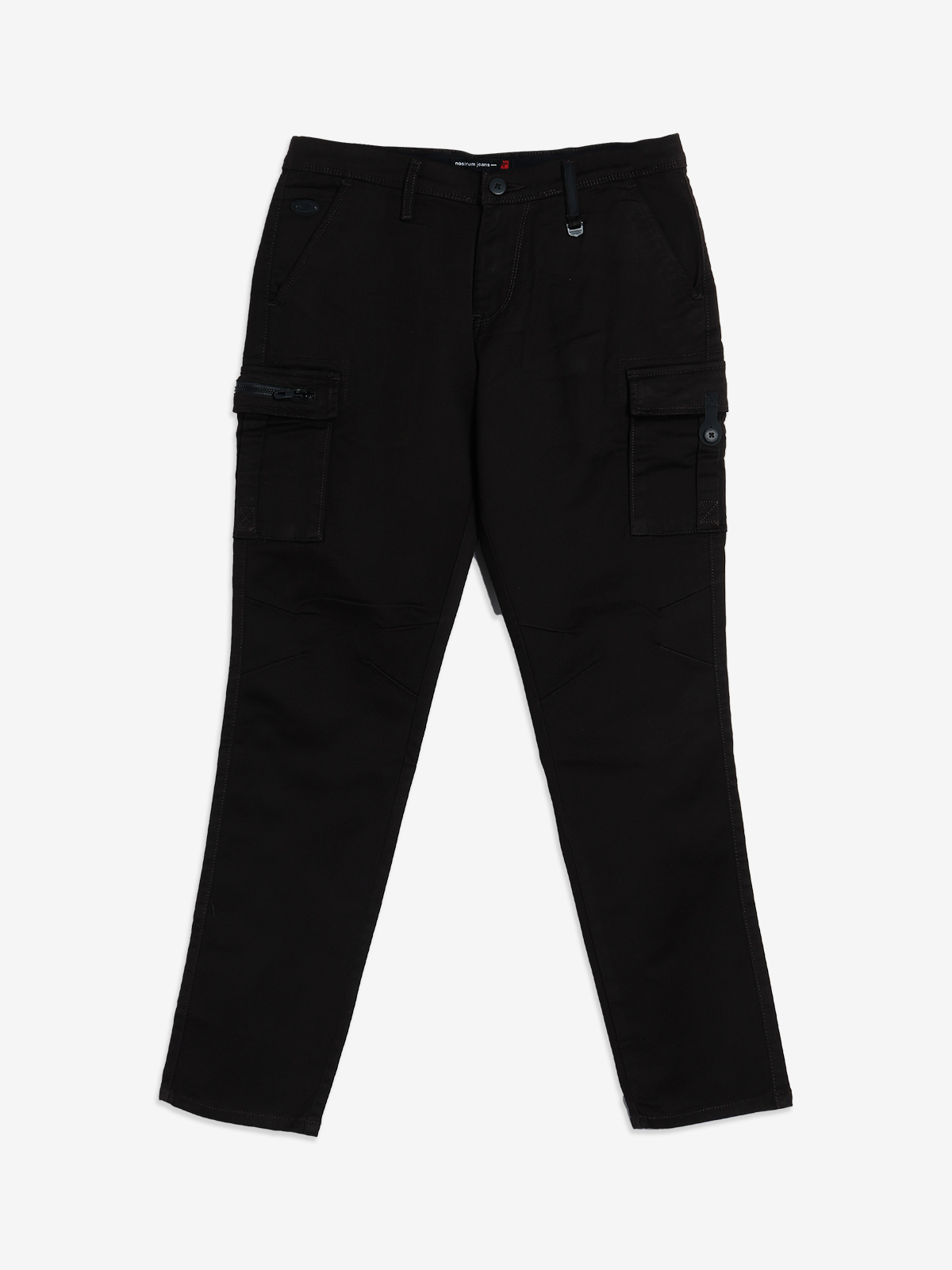 Buy Bene Kleed Black Relaxed Fit Cotton Lightly Washed Cargo Jeans for Men's  Online @ Tata CLiQ