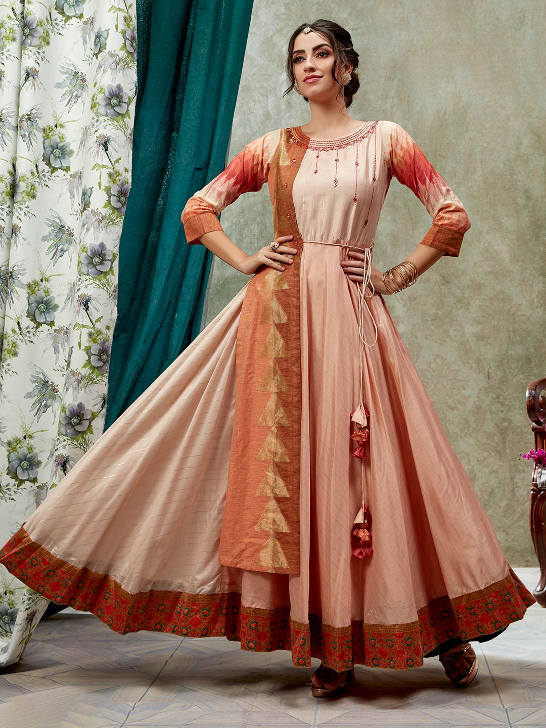 anarkali model kurti