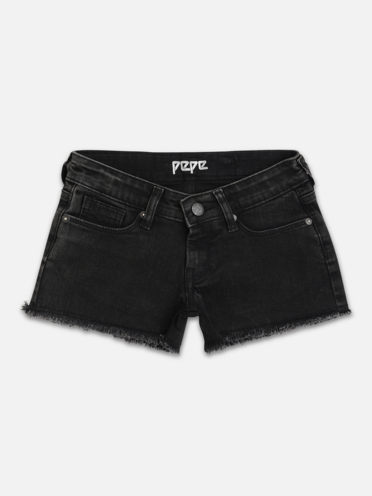 High Rise Distressed Black Denim Shorts – Absolute Style Boutique