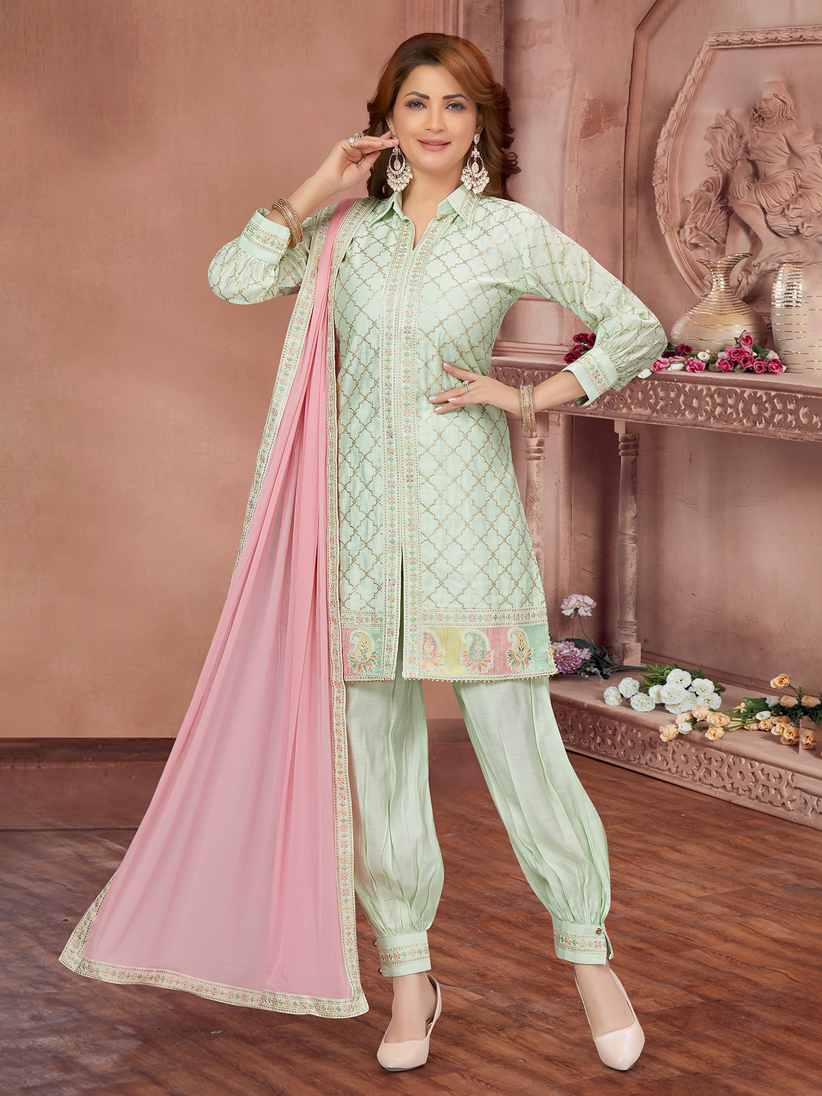 Olive Green Salwar Kameez - Suit - Custom Women's South Asian Fashion –  TRENDZ & TRADITIONZ BOUTIQUE