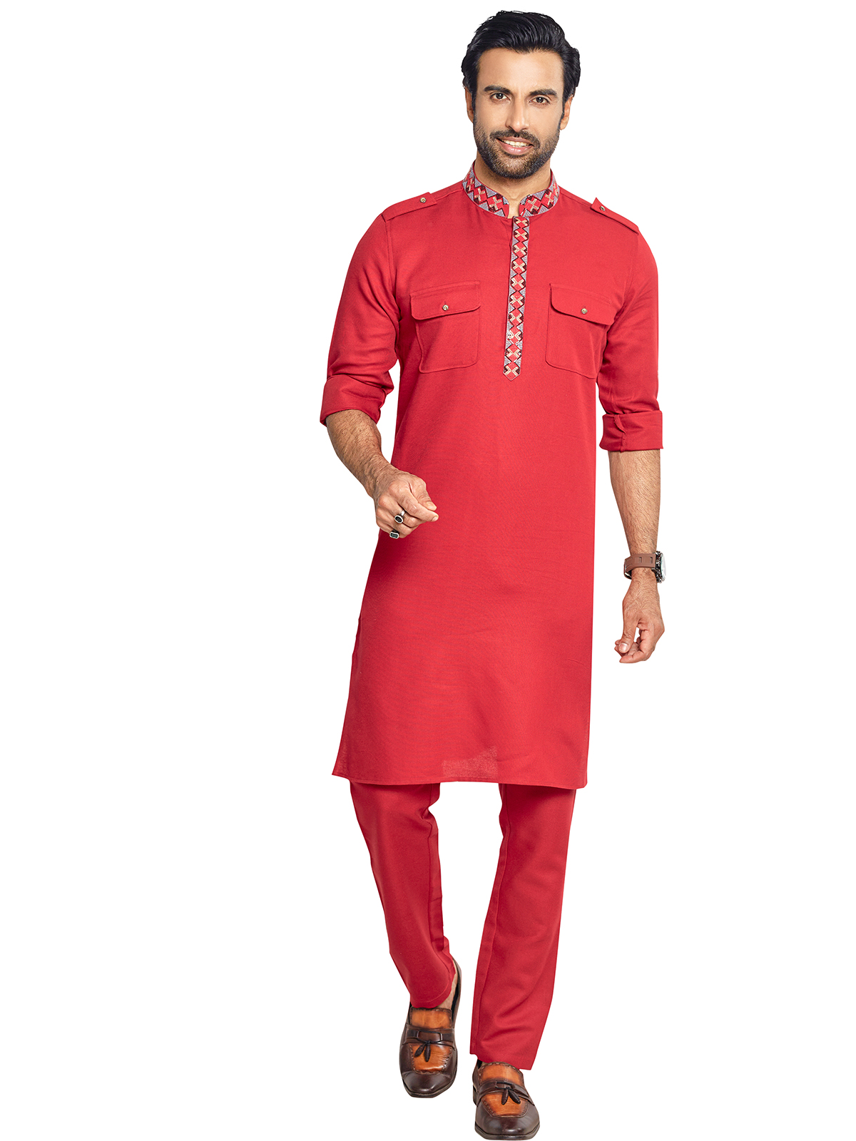 Pink pathani 2025 suit