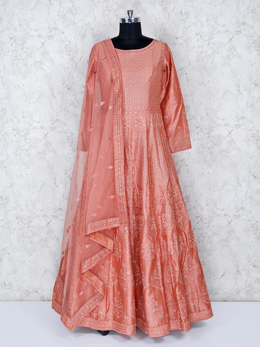 cotton full length frocks