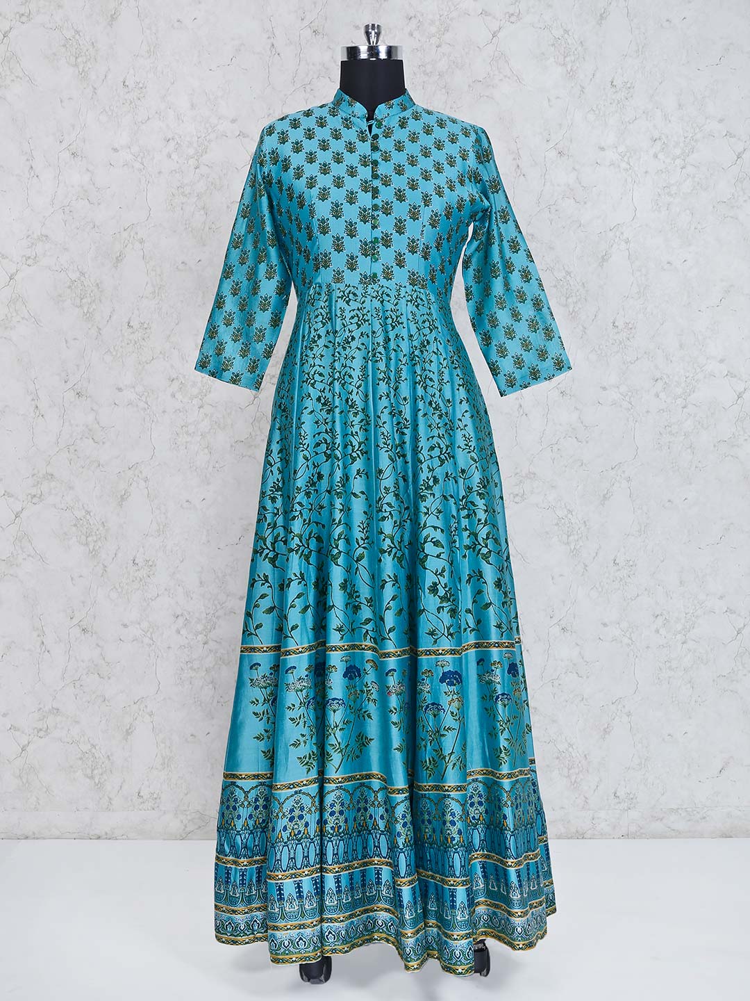 cotton silk anarkali dresses