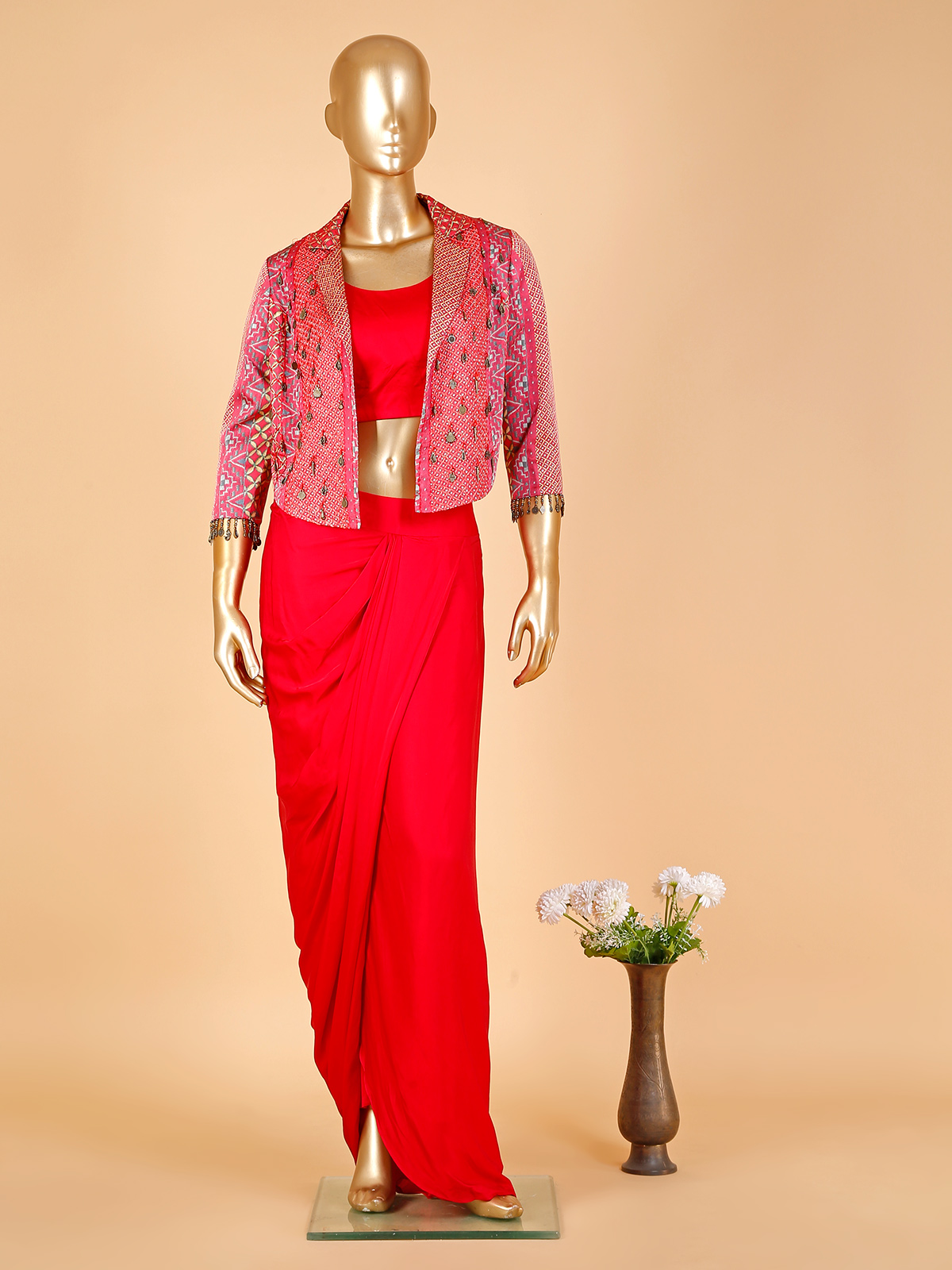 Buy Jacket Style Salwar Suit For Party Online