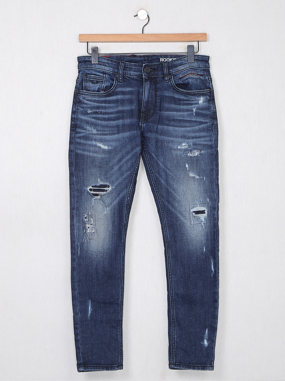 Buy RIPPED BLUE JEANS for Women Online in India