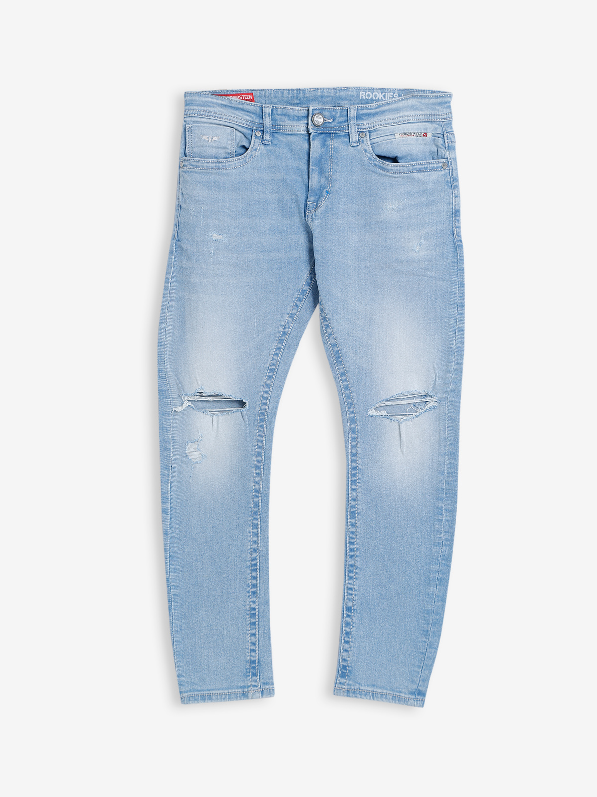 GD006 Light Blue Slim Fit Men Jeans – Noggah Denims