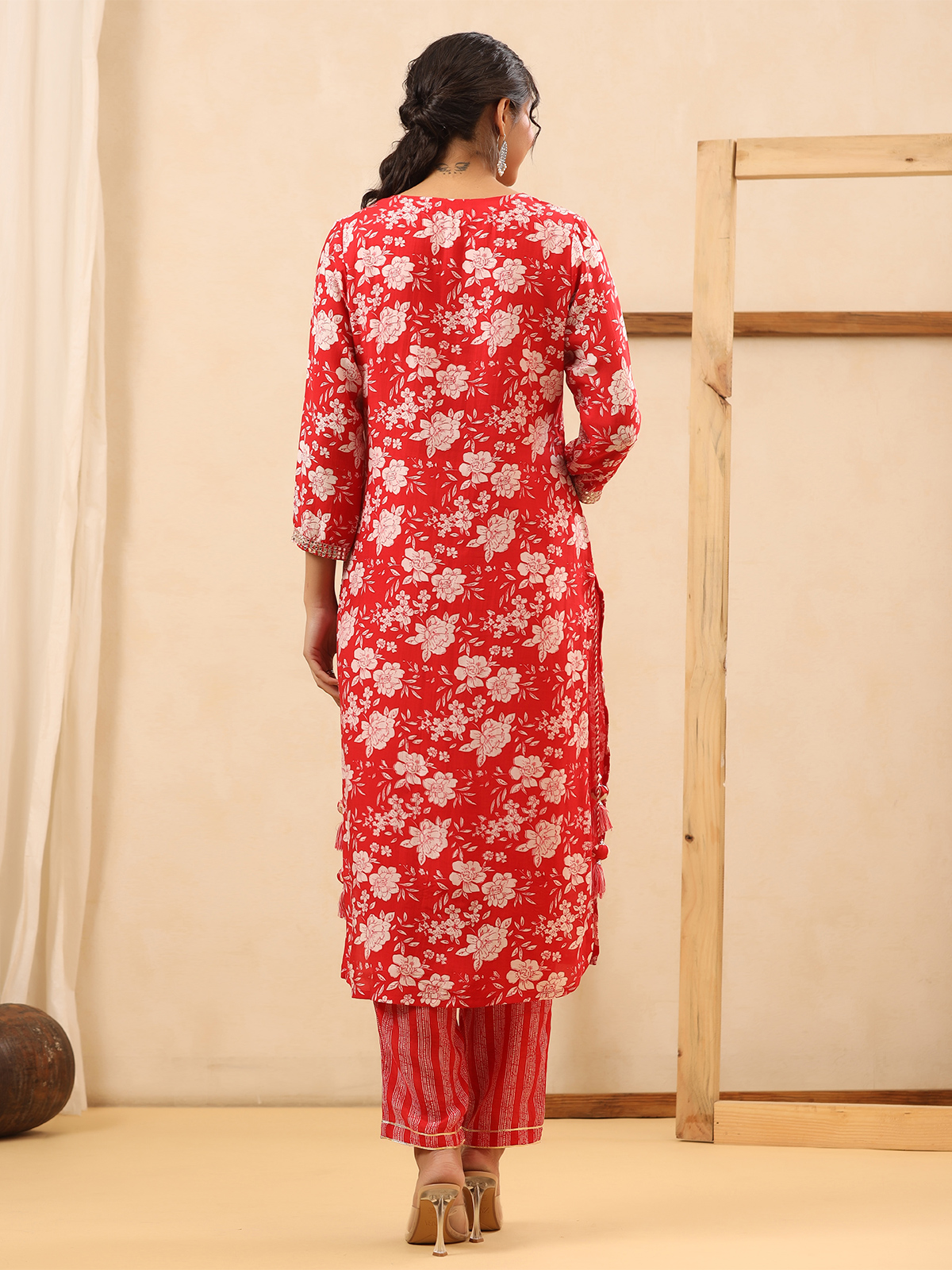 W discount print kurti