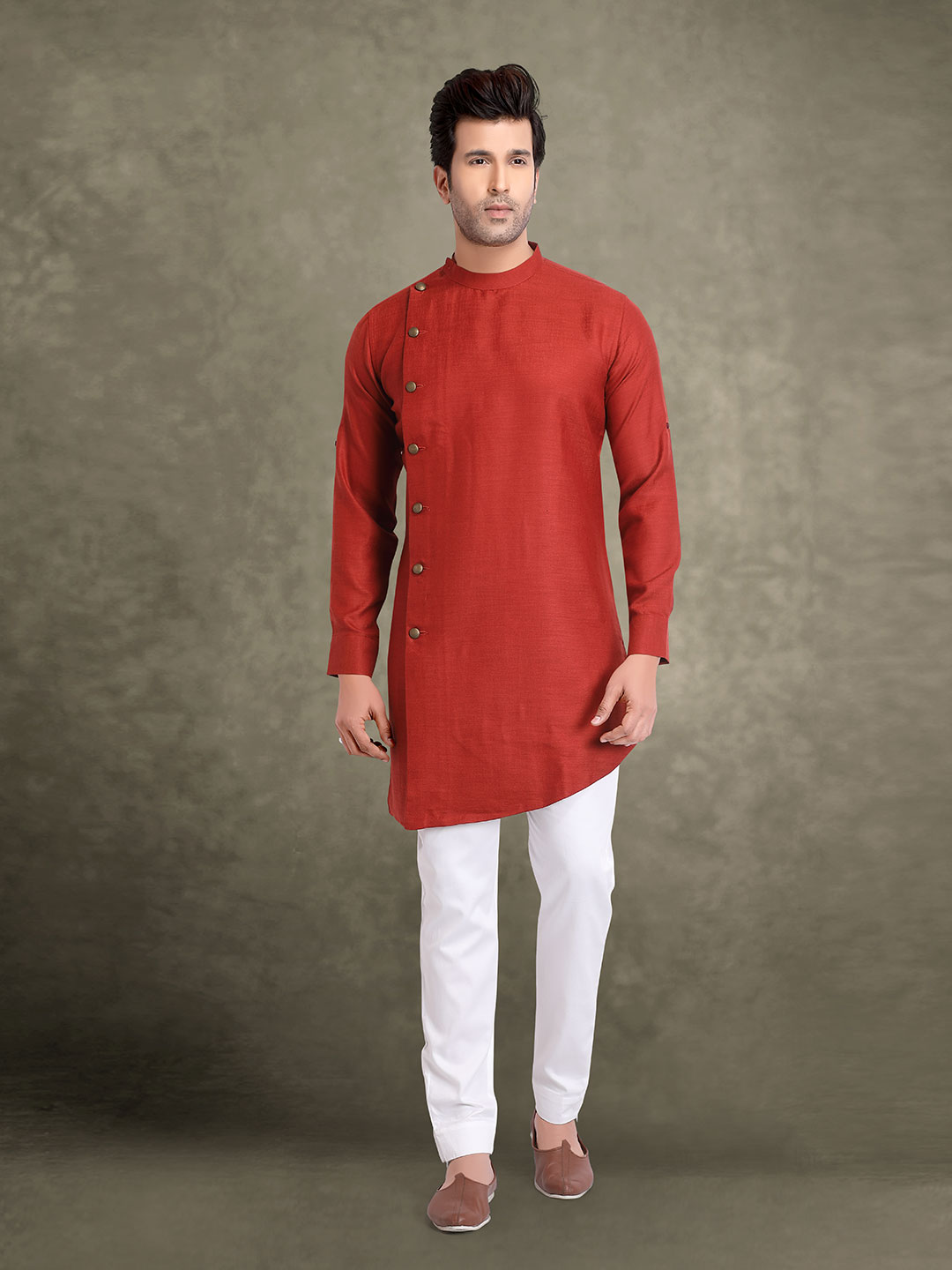 kartta simpele Simple Maroon Cotton Kurta Suit G3 Mks1658 G3fashion Com kartta simpele