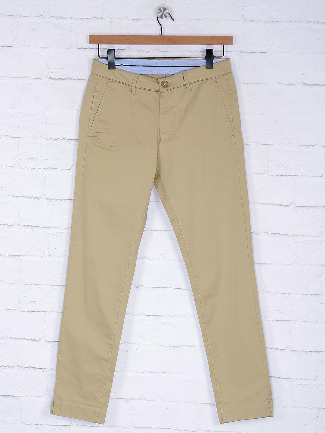 Imperial Shop Online Solid-colour palazzo trousers with vertical pockets  Official website