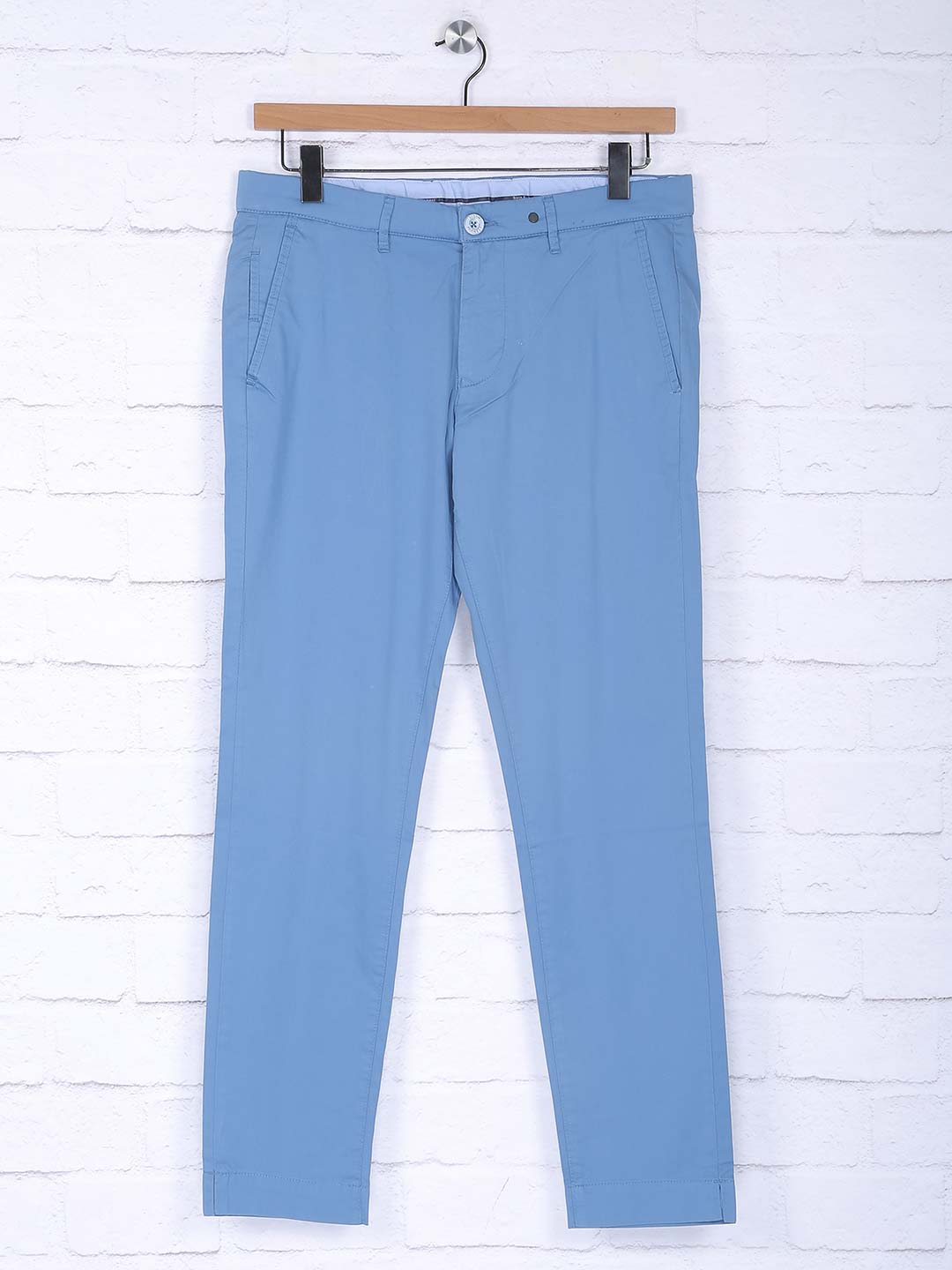 Urbano Fashion Slim Fit Men Blue Trousers - Buy Urbano Fashion Slim Fit Men  Blue Trousers Online at Best Prices in India | Flipkart.com