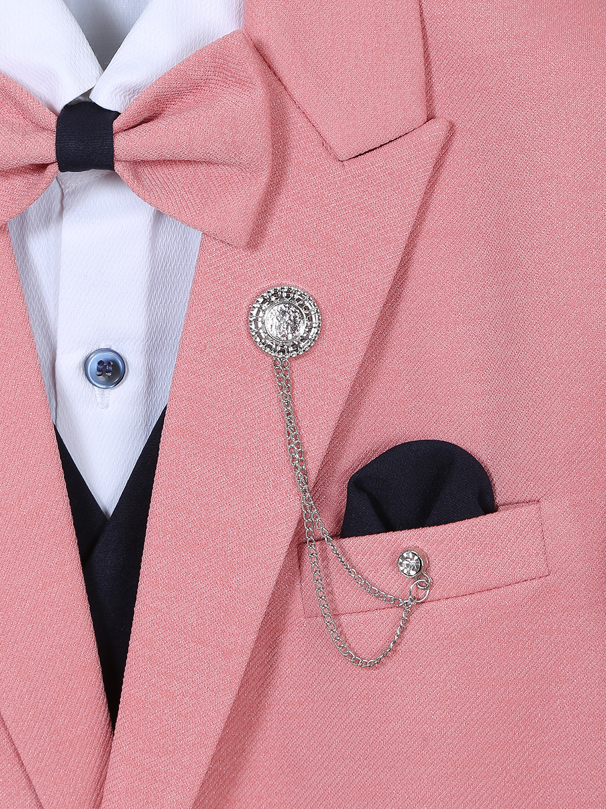 CloudStyle Men's Two Piece Sets One Button Pink Dress Suit Party Wedding  Blazer Pants Sets - Walmart.com