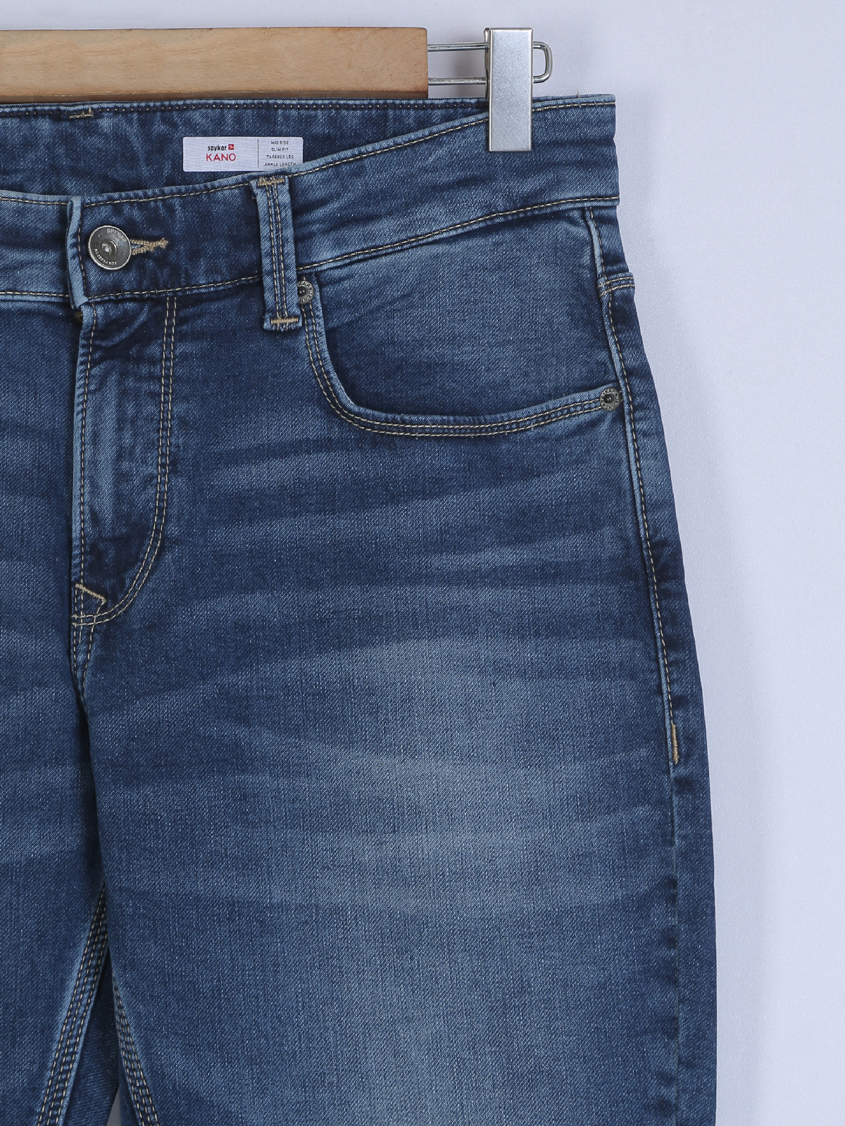Spykar slim fit dark blue washed jeans G3 MJE4253 G3fashion