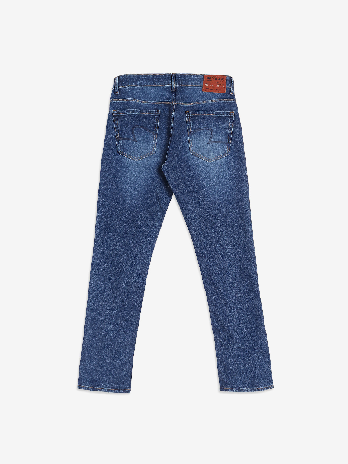 Spykar Men Vintage Blue Cotton Slim Fit Regular Length Jeans (Skinny ) -  mdact1bc089vintageblue