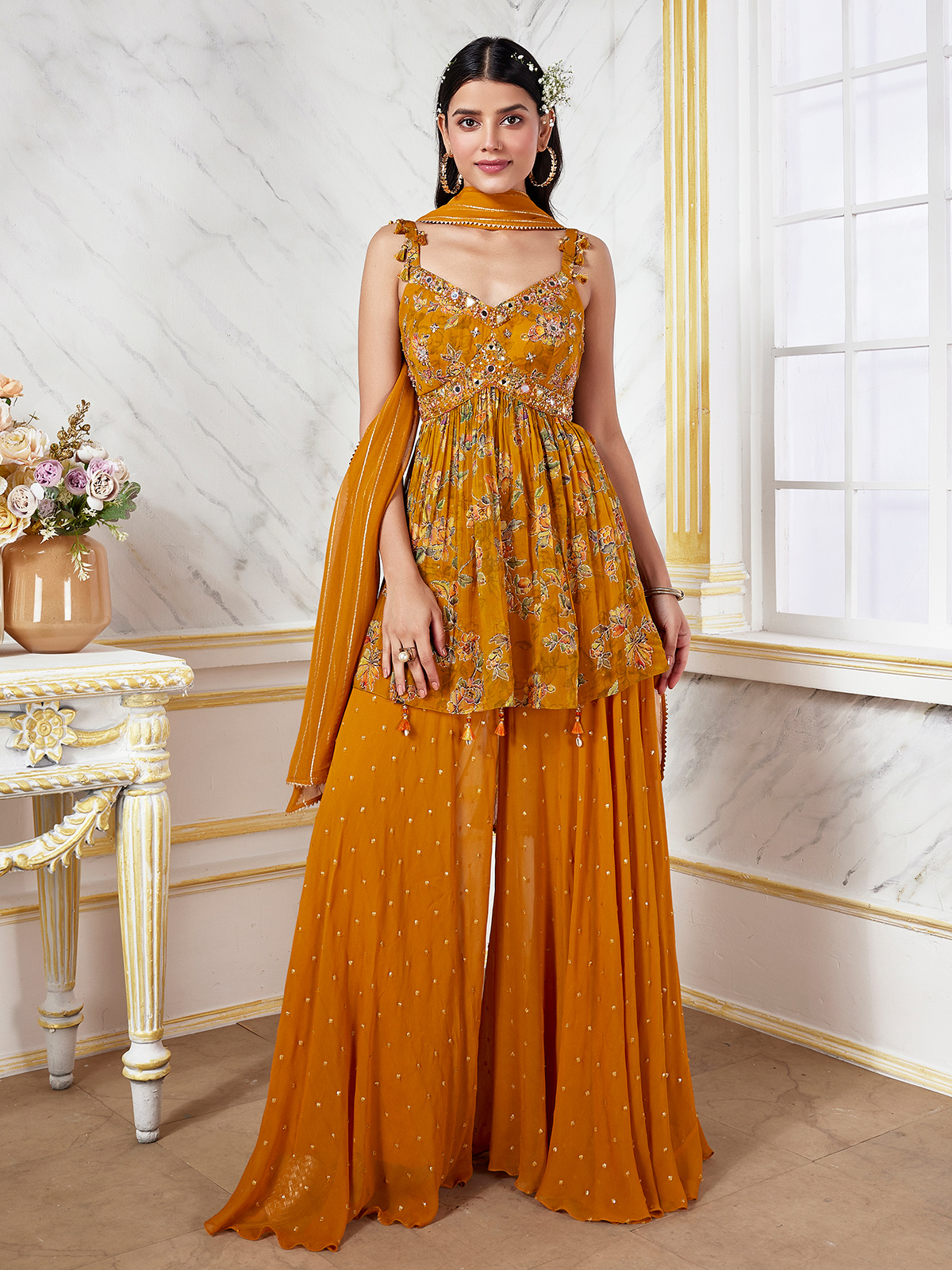 Latest Beautiful Designer Mustard Color Suit Collection – Fashionfy