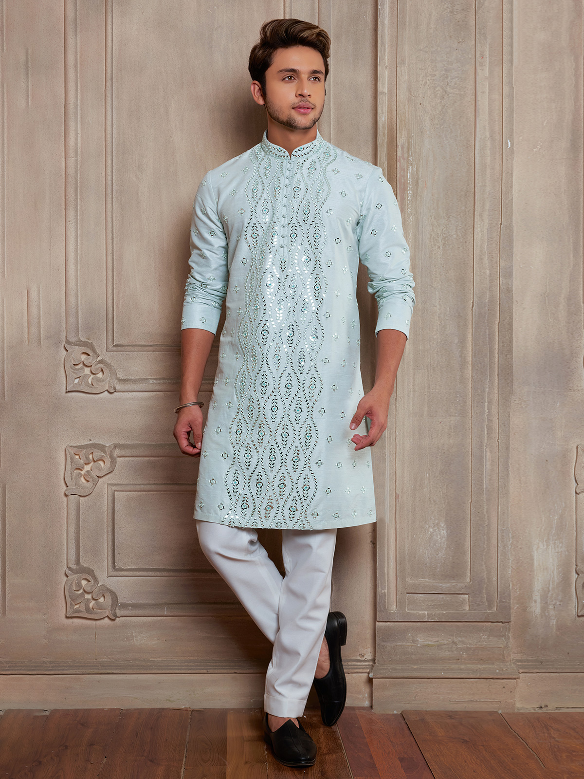 Raw silk deals kurta pajama
