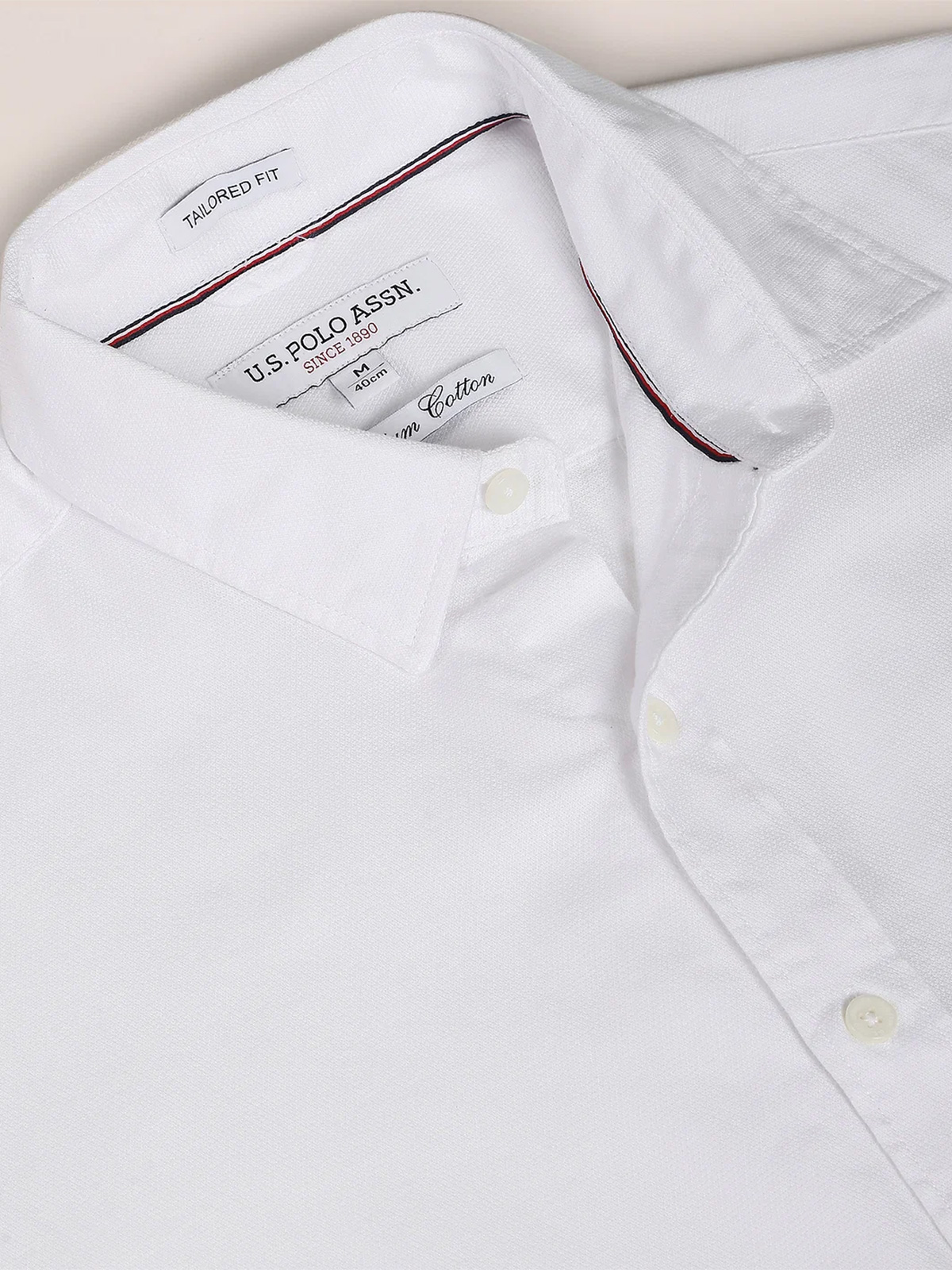 White shirt hot sale us polo