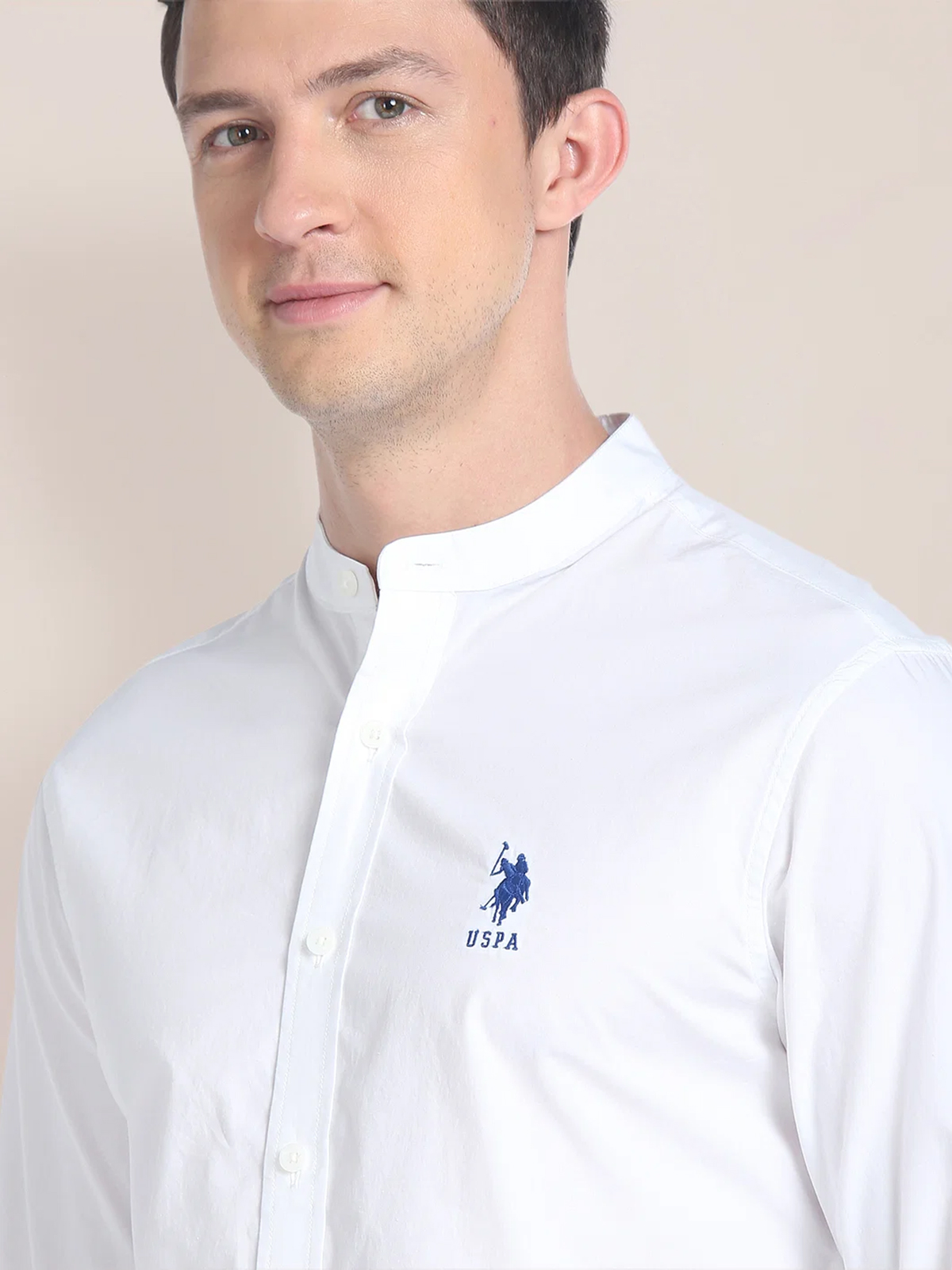Uspa white shirt sale
