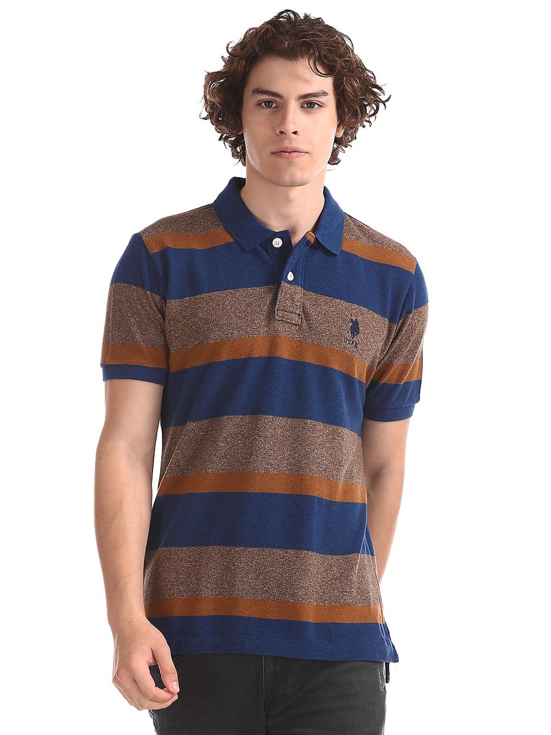 us polo brown shirt